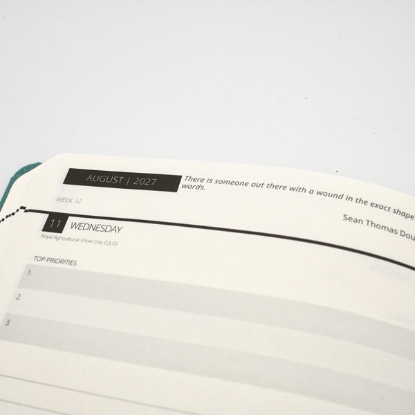 2027 Mental Fitness & Wellbeing Diary - Daily Format