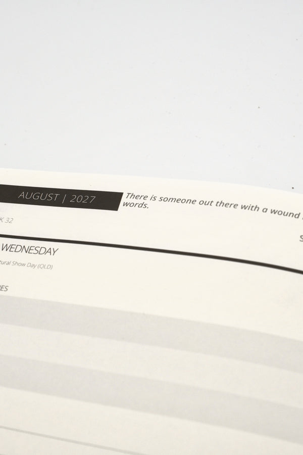 2027 Mental Fitness & Wellbeing Diary - Daily Format