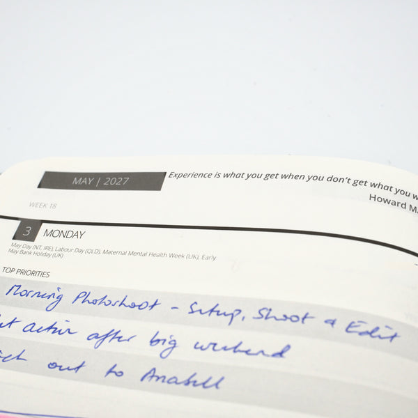 2027 Mental Fitness & Wellbeing Diary - Daily Format