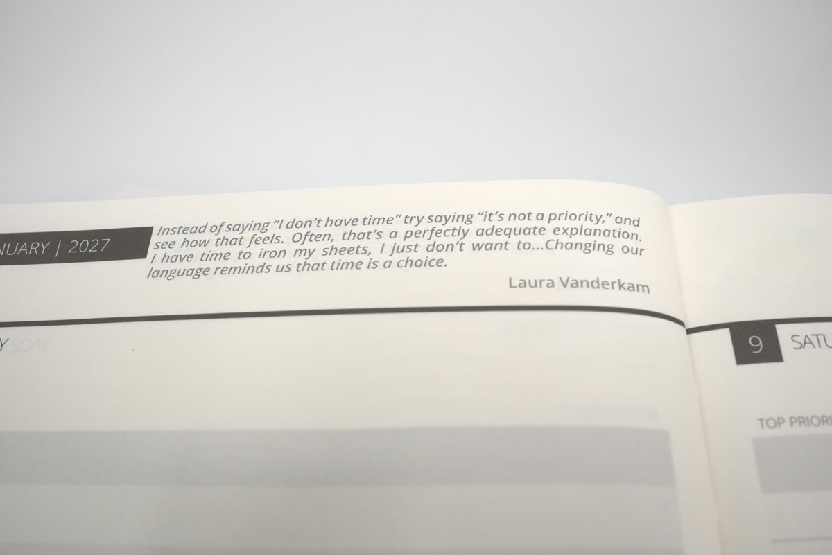 2027 Mental Fitness & Wellbeing Diary - Daily Format