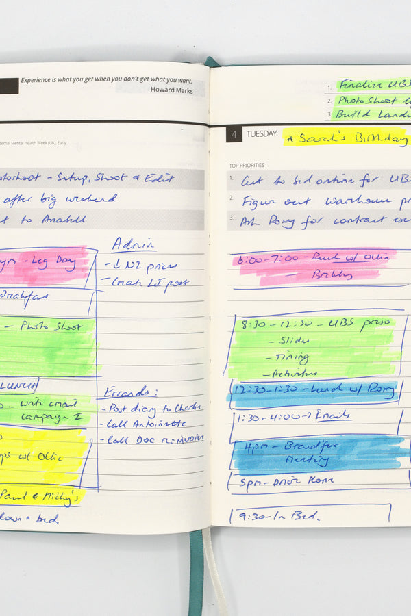 2027 Mental Fitness & Wellbeing Diary - Daily Format