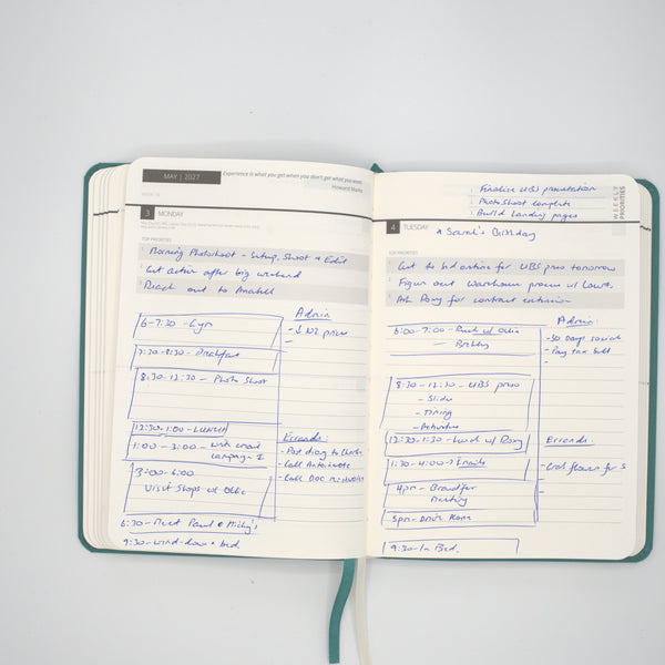 2027 Mental Fitness & Wellbeing Diary - Daily Format