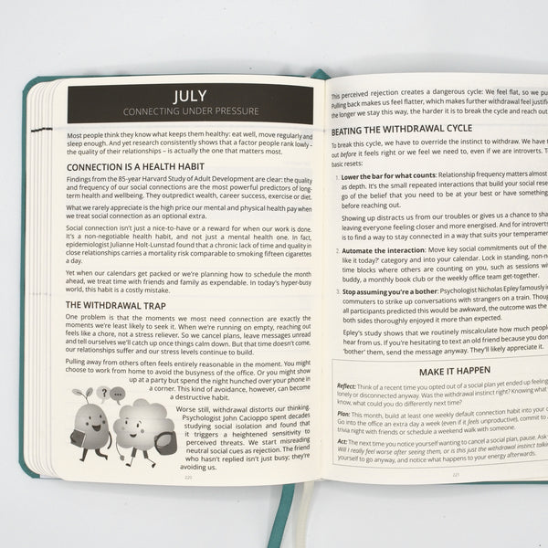 2027 Mental Fitness & Wellbeing Diary - Daily Format