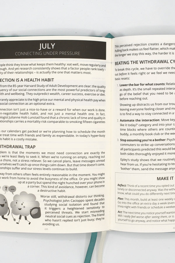 2027 Mental Fitness & Wellbeing Diary - Daily Format