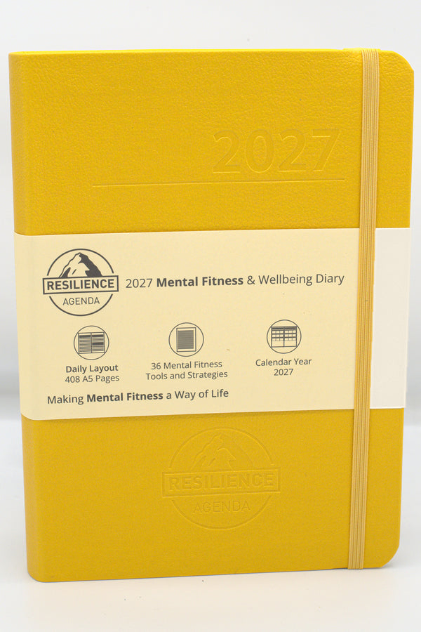 2027 Mental Fitness & Wellbeing Diary - Daily Format