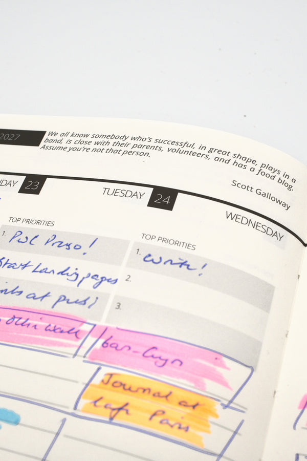 2027 Mental Fitness & Wellbeing Diary – Weekly Format