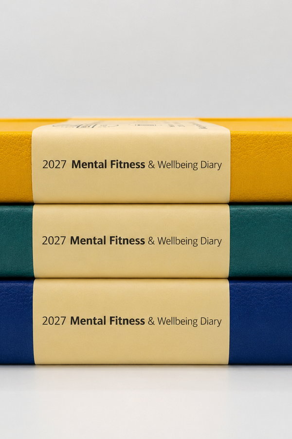 2027 Mental Fitness & Wellbeing Diary - Daily Format