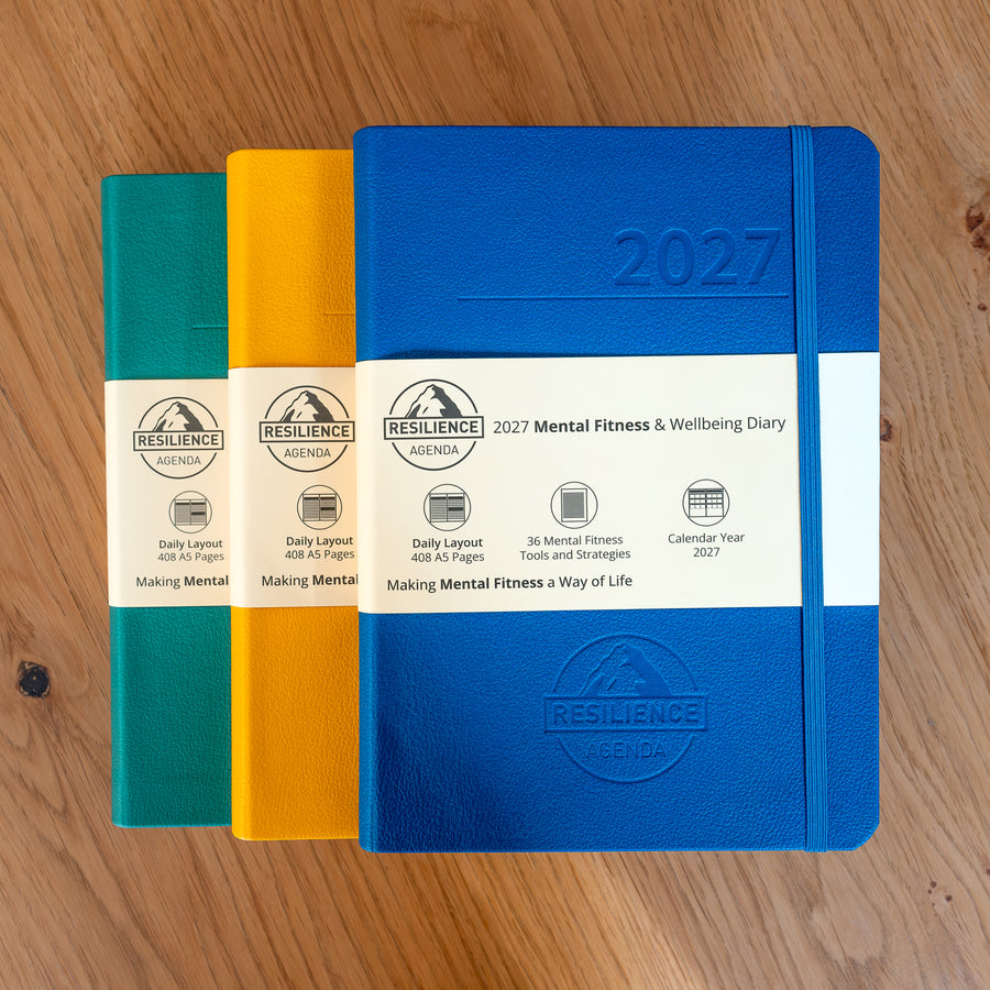 Color comparison 2027 Mental Fitness diary. Which is better? 