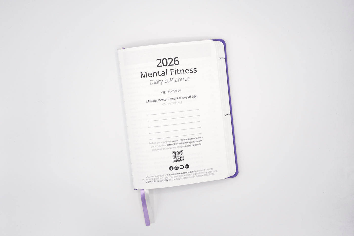 2026 Mental Fitness Diary & Planner – Weekly Format
