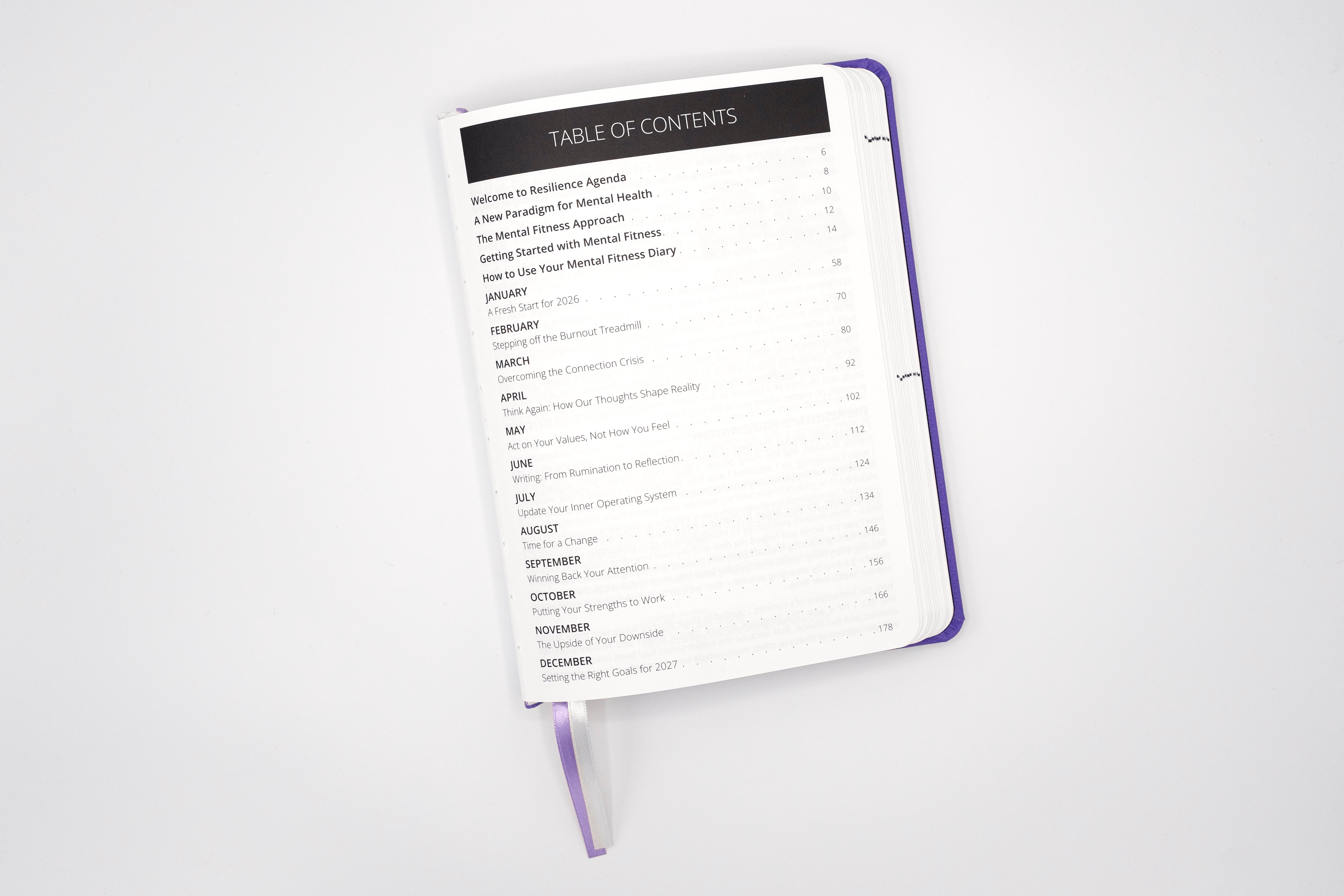 2026 Mental Fitness Diary & Planner – Weekly Format