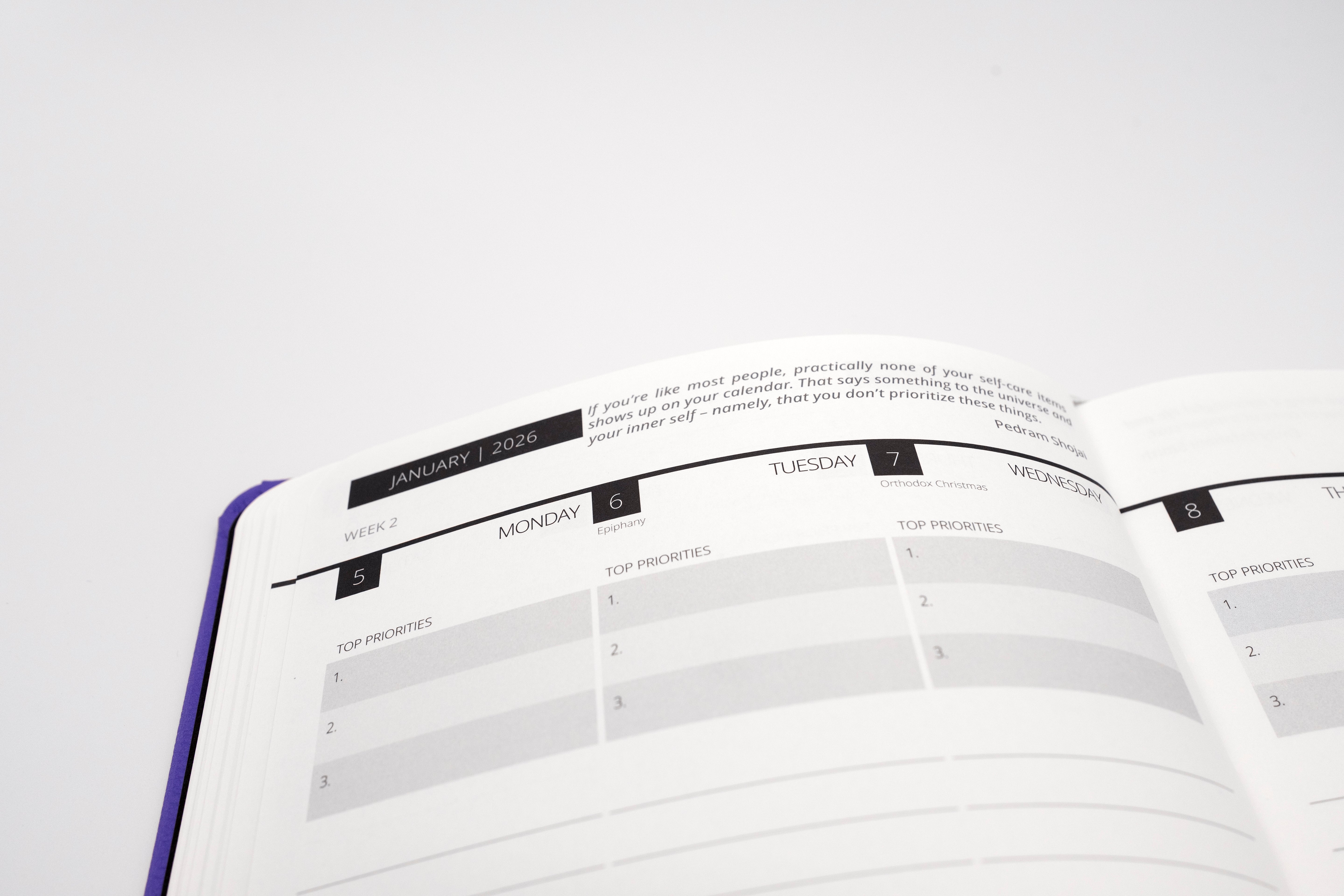 2026 Mental Fitness Diary & Planner – Weekly Format