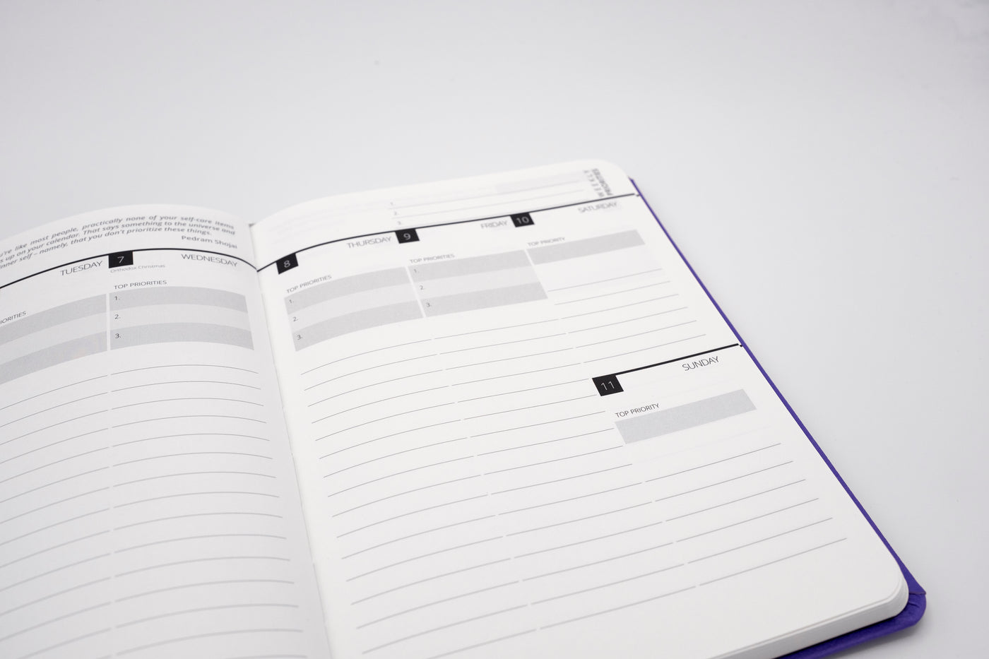 2026 Mental Fitness Diary & Planner – Weekly Format