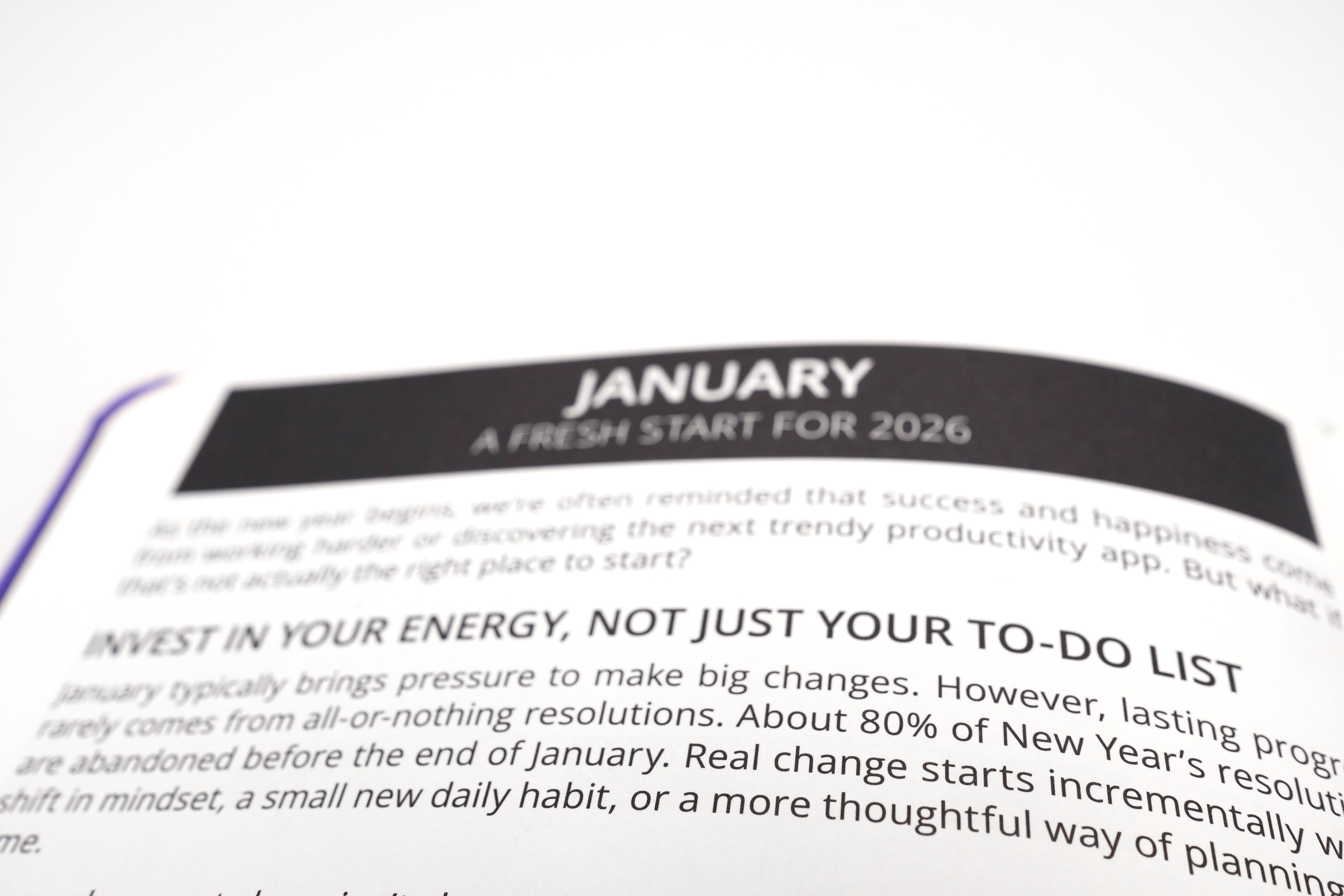 2026 Mental Fitness Diary & Planner – Daily Format