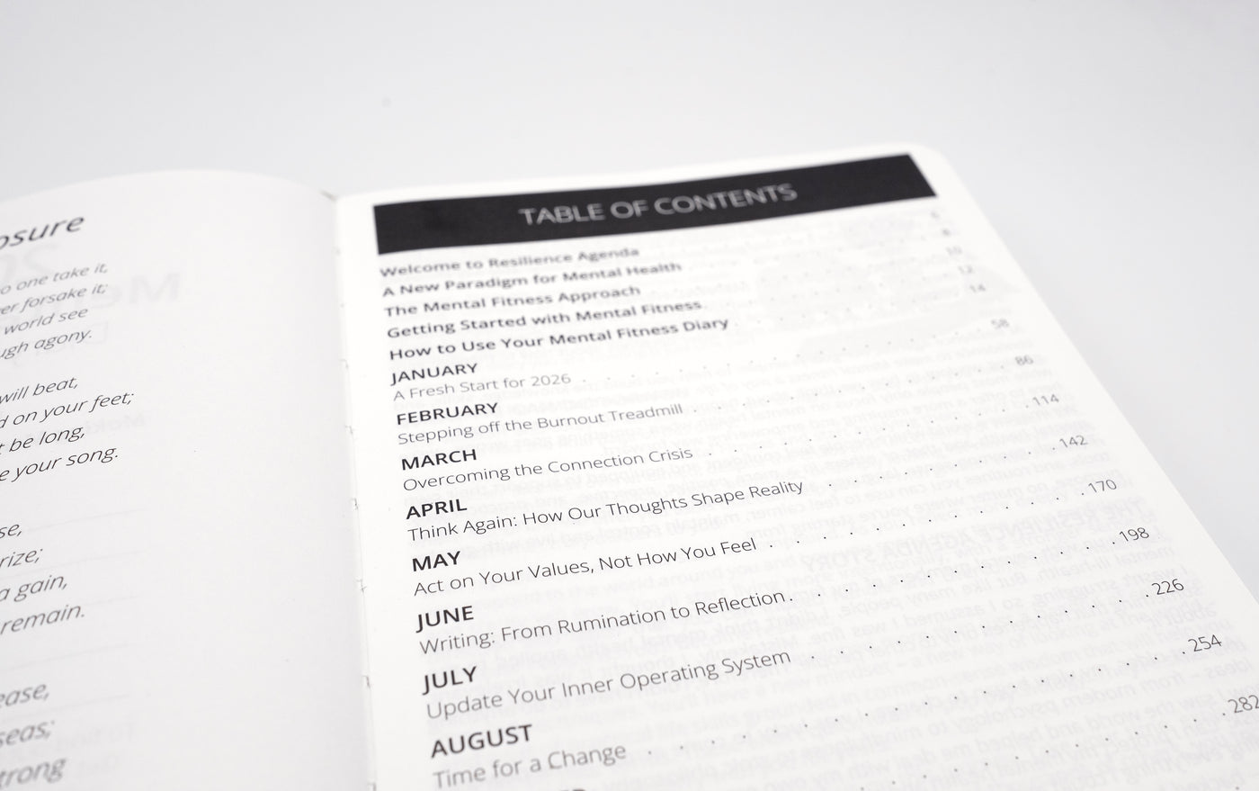2026 Mental Fitness Diary & Planner – Weekly Format