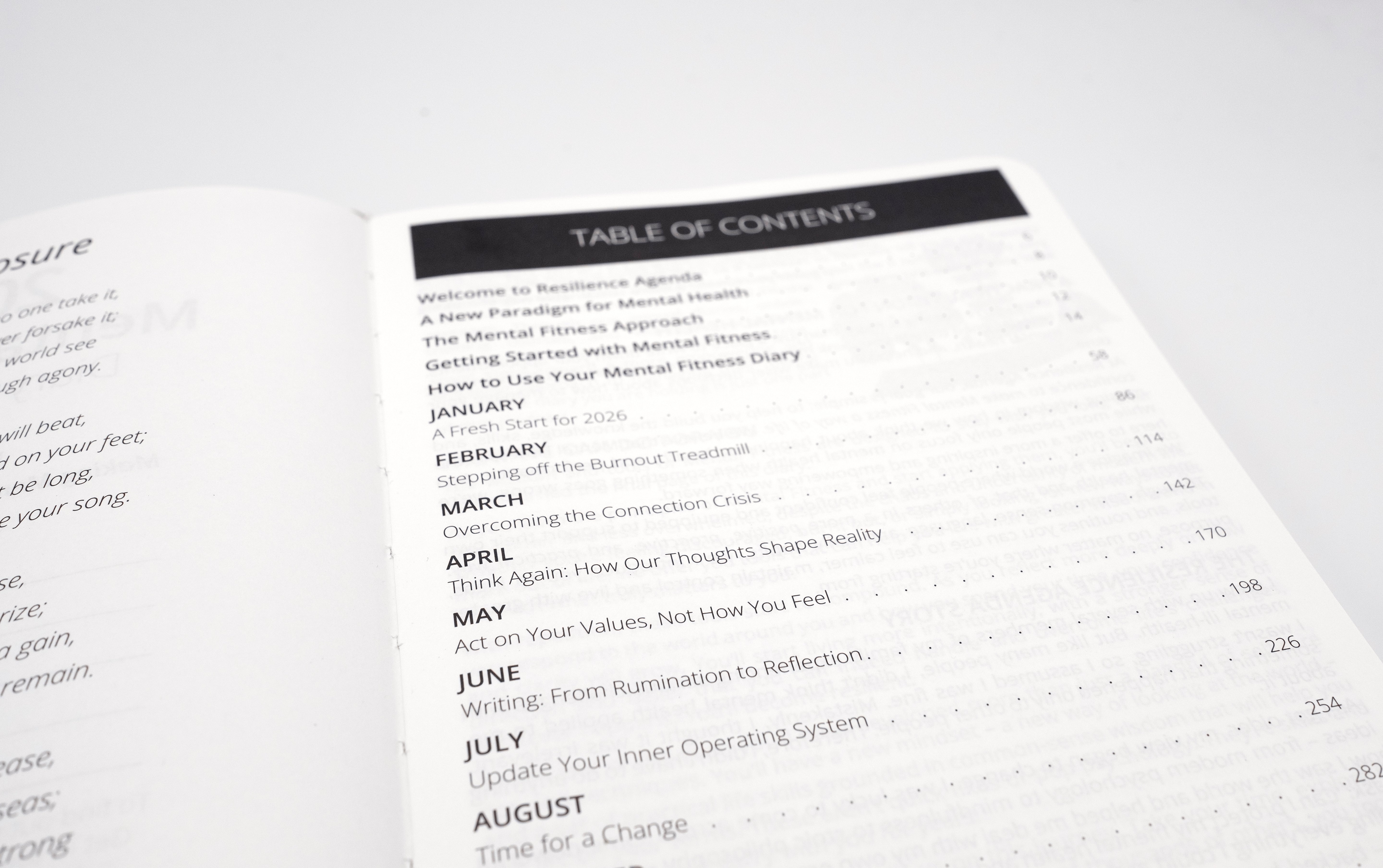 2026 Mental Fitness Diary & Planner – Weekly Format