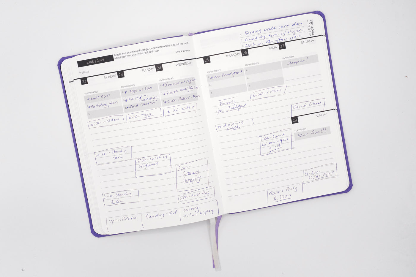 2026 Mental Fitness Diary & Planner – Weekly Format
