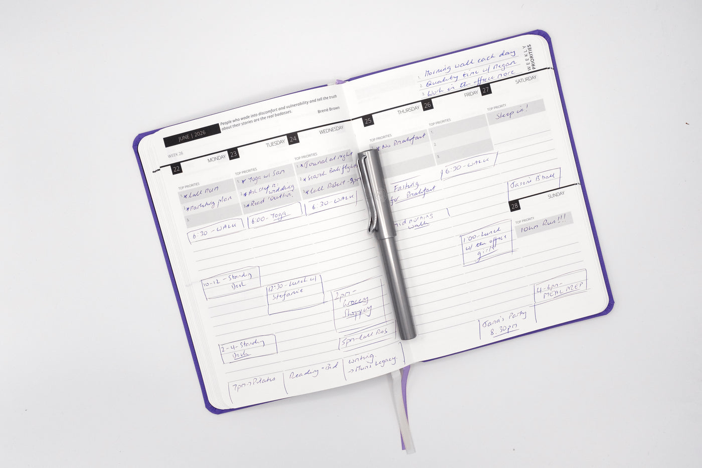 2026 Mental Fitness Diary & Planner – Weekly Format