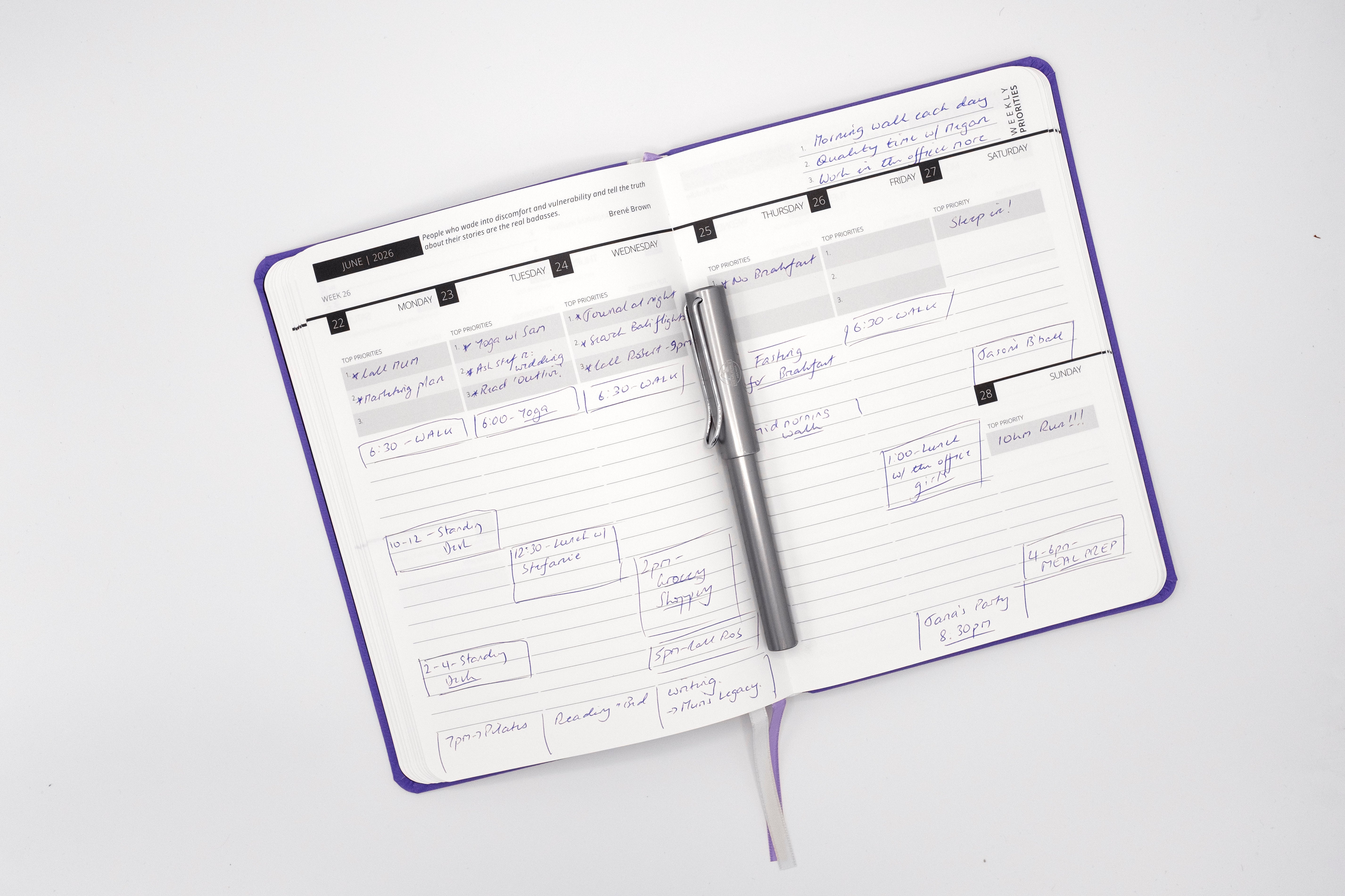 2026 Mental Fitness Diary & Planner – Weekly Format