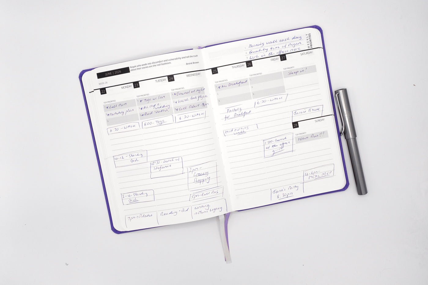 2026 Mental Fitness Diary & Planner – Weekly Format