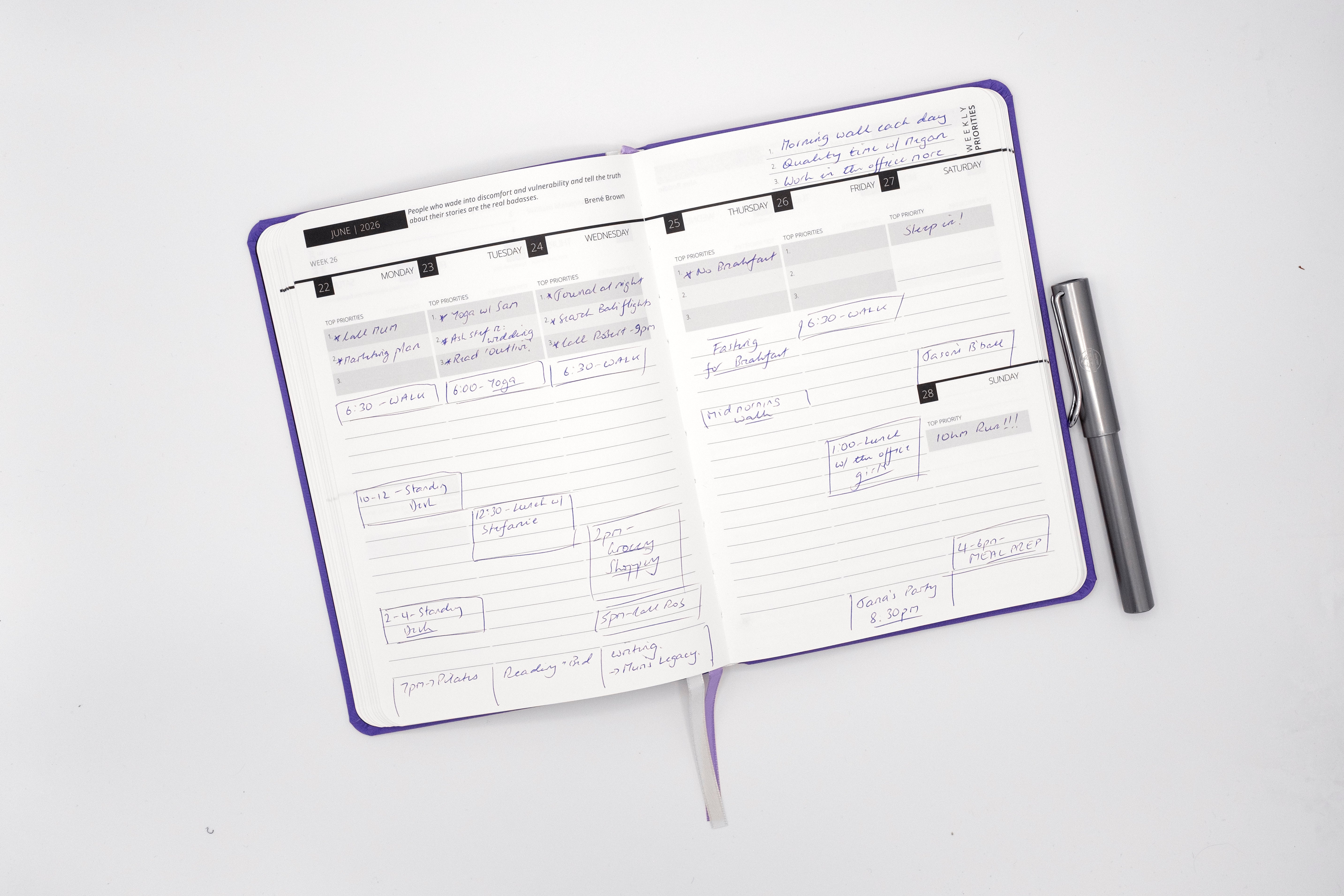 2026 Mental Fitness Diary & Planner – Weekly Format