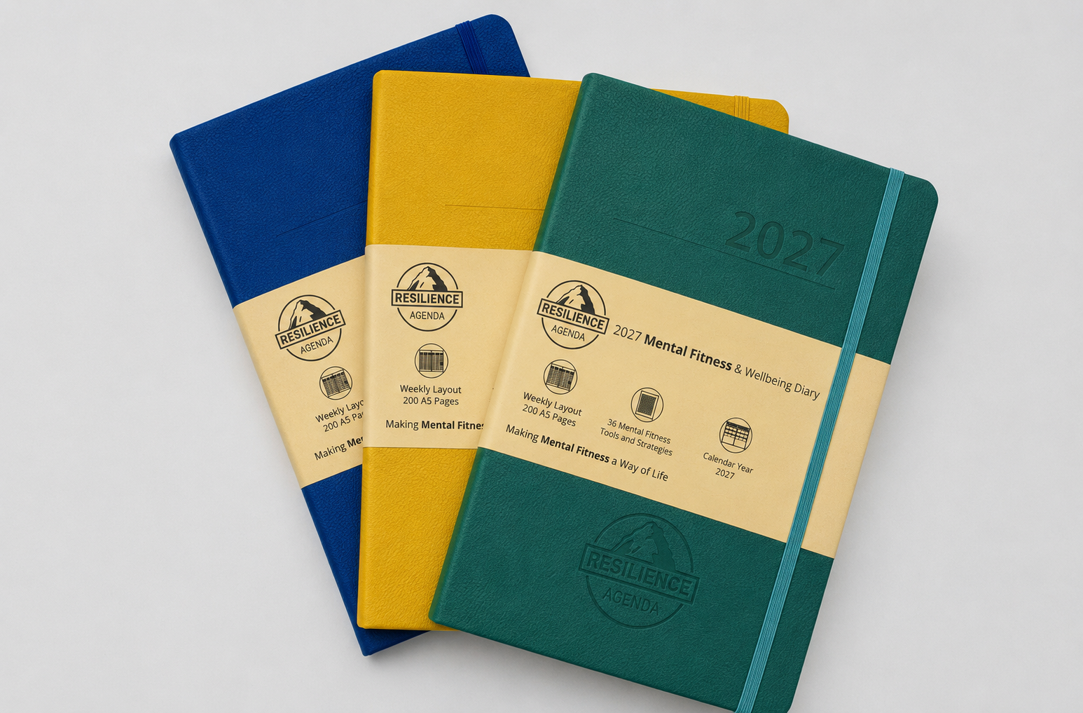 2027 Mental Fitness & Wellbeing Diary – Weekly Format